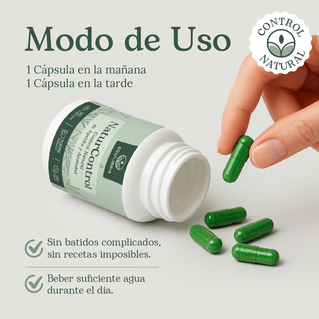 NaturControl: Regulador Natural de Apetito y Ansiedad - Equilibria