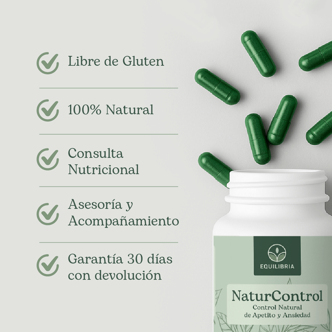NaturControl: Regulador Natural de Apetito y Ansiedad - Equilibria
