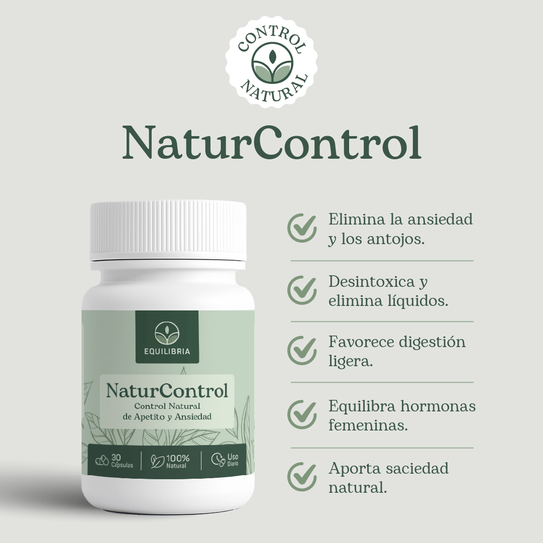 NaturControl: Regulador Natural de Apetito y Ansiedad - Equilibria